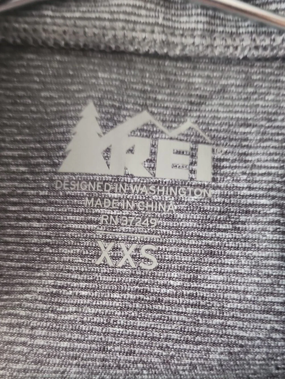 REI Co-op Kids Ray Base Layer Set | Size XXS 4-5 | Dark Grey Pinstripe Thermal